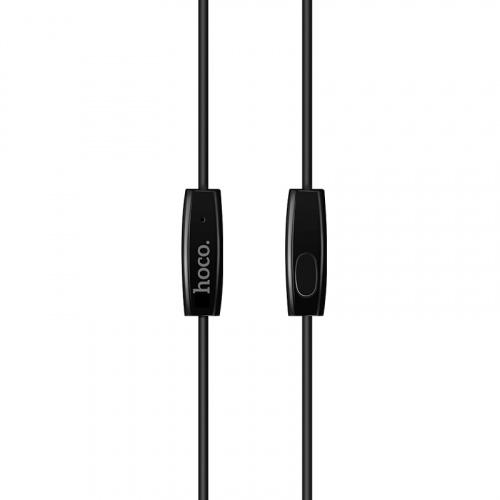 Наушники внутриканальные HOCO M19 Drumbeat, микрофон, кнопка ответа, кабель 1.2м, цвет: чёрный (1/30/300) (6957531054641) фото 3