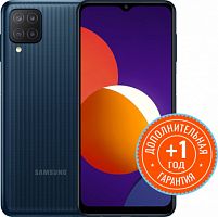 Смартфон Samsung SM-M127F Galaxy M12 32Gb 3Gb черный моноблок 3G 4G 6.5" 720x1600 Android 11 48Mpix 802.11 b/g/n NFC GPS GSM900/1800 GSM1900 TouchSc