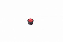 Выключатель клавишный круглый 250V 6А (2с) ON-OFF красный REXANT (10/3000)