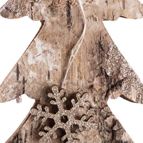 Фигурка деревянная NEON-NIGHT с подсветкой "Ель со снежинками" 9,5*6*31 см (1/72) (504-013) фото 9