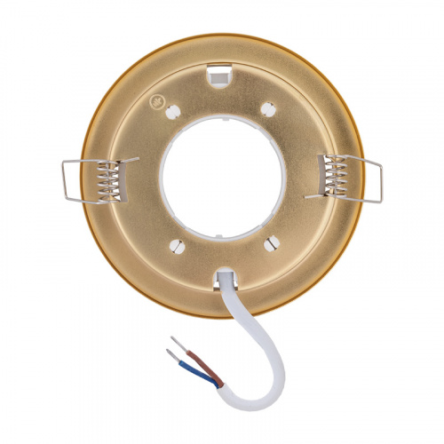 Светильник REXANT GX53 золото термостойкое пластиковое кольцо в комплекте (1/100) фото 4