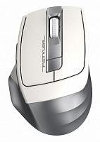 Беспроводная оптическая мышь A4TECH Fstyler FG35 (2000dpi) (6but), серебристый/белый  (FG35 Silver)