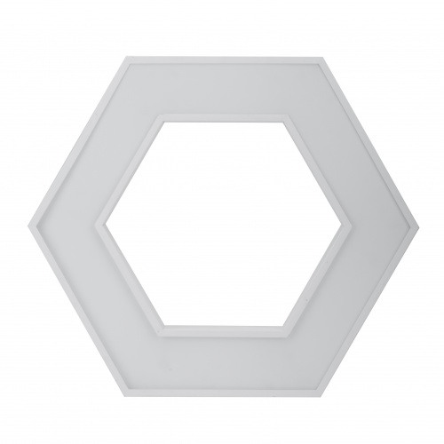 Светильник светодиодный Geometria ЭРА Hexagon SPO-124-W-40K-051 51Вт 4000К 3900Лм IP40 800*800*80 белый подвесной  (Б0050556) фото 5