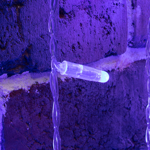 Гирлянда NEON-NIGHT "Светодиодный Дождь" 2х6м, постоянное свечение, прозрачный провод, 230 В, диоды СИНИЕ, 1140 LED (1/2) фото 3