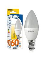 Лампа светодиодная IONICH ILED-SMD2835-C37-6Вт-540Лм-230В-2700К-E14 (10/100) (1630)