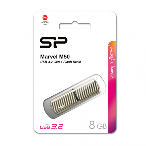 Флеш-накопитель USB 3.0  8GB  Silicon Power  Marvel M50  шампанское (SP008GBUF3M50V1C) фото 9