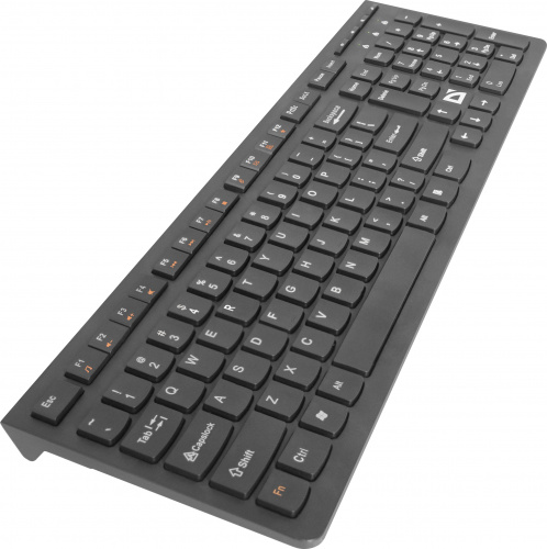 Клавиатура беспроводная DEFENDER UltraMate SM-535 RU, мультимедиа, черная (1/20) (45535) фото 5