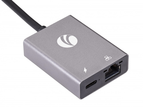 USB-концентратор TypeC--->RJ45+PD 100Вт, Allum Shell, VCOM <CU4591> (1/100) фото 9
