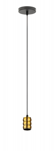 Светильник ЭРА подвесной накладной Подсветка декоративная цоколь Е27, провод 1 м, цвет медь (60/360) PL13 E27 - 3 GB фото 6