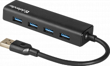 Разветвитель Defender Quadro Express USB 3.0,4 порта (1/100) (83204)