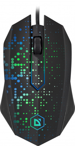 Мышь проводная игровая DEFENDER Event MB-754, USB, подсветка, 3 кнопки, 1000 dpi, черный (1/40) (52754) фото 3