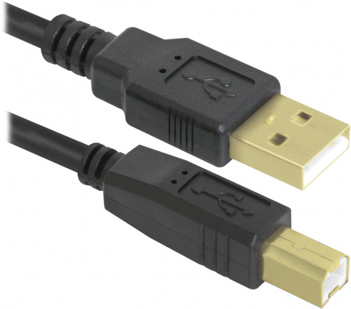 Кабель DEFENDER USB04-06PRO, USB 2.0, AM-BM, 1.8 м. (1/50) (87430) фото 3