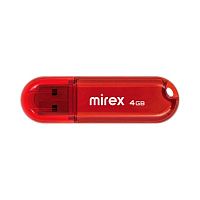 USB  4GB  Mirex  CANDY  красный  (ecopack)