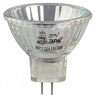 Лампа ЭРА галогенная MR11 GU4 20Вт 12B 3000К прозрачная (тёплый свет) (10/300/9600)