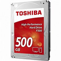 Внутренний HDD  Toshiba  500GB  P300  High-Performance BULK, SATA-III, 7200 RPM, 64 Mb, 3.5''