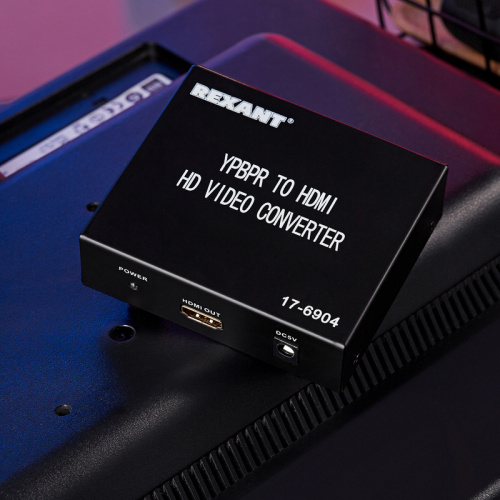 Конвертер YPbPr + SPDIF / Toslink на HDMI, металл REXANT (1/20) (17-6904) фото 2