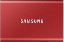 Внешний SSD  Samsung   500 GB  T7 Touch, красный, 1.8", USB Type-C, USB 3.1