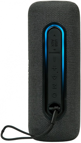 Портативная акустика Dialog Progressive AP-11 BLACK, 1.0, 12W RMS, Bluetooth, FM+USB reader, LED, черный (1/12) фото 3