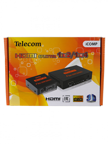 Разветвитель HDMI 1=>4 4k@30 HZ Telecom <TTS7005> (1/50) фото 3