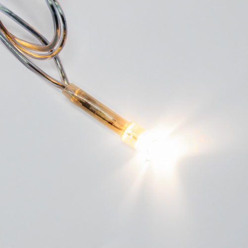 Гирлянда NEON-NIGHT светодиодная универсальная 100 LED ТЕПЛЫЙ БЕЛЫЙ 10 метров, прозрачный ПВХ, с контроллером (1/100) фото 7