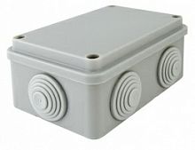 Распаячная коробка ОП 120х80х50мм, крышка, IP55, 6 вх., без гермовводов TDM (SQ1401-0805)