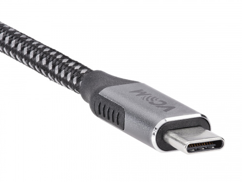 Кабель USB3.2 Gen2X2, CM->CM, 20Gbs, 100WT, 4KX60Hz, All shell, 1.8m  VCOM <CU420M-1.8M> (1/125) фото 8