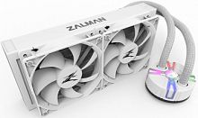 Система водяного охлаждения Zalman Reserator5 Z24 White Soc-AM5/AM4/1151/1200/2066/2011/1700 4-pin 18-37dB Al+Cu 350W 2000gr LED Ret (RESERATOR5 Z24 WHITE ARGB)