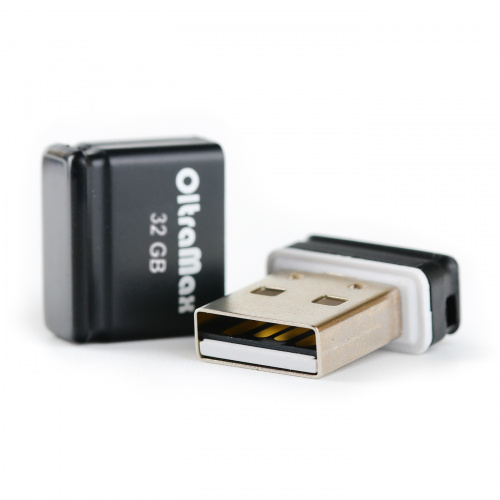 Флеш-накопитель USB  32GB  OltraMax   50  чёрный (OM032GB-mini-50-B) фото 3