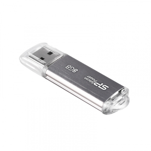 Флеш-накопитель USB  8GB  Silicon Power  Ultima II  серебро (SP008GBUF2M01V1S) фото 2