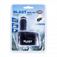Разветвитель прикуривателя BLAST BCA-101, 2 автоприкуривателя, 5А, блистер. (1/20/100)