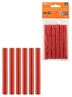 Клеевые стержни универсальные красные, 11 мм x 100 мм, 6 шт, "Алмаз" TDM (1/140)