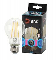 Лампа светодиодная ЭРА F-LED A60-13W-840-E27 Е27 / Е27 13Вт филамент груша нейтральный белый свет (1/100)