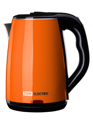 Электрический чайник "Ника", нержавеющая сталь / пластик, 1,8 л, 1800 Вт, оранжевый, TDM (1/12) фото 6