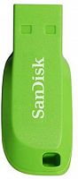 Флеш-накопитель USB  16GB  SanDisk  Cruzer Blade  зелёный (SDCZ50C-016G-B35GE)