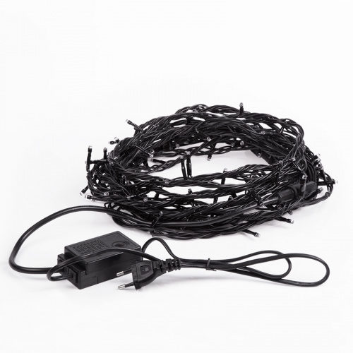 Гирлянда NEON-NIGHT "Твинкл Лайт" 10 м, черный ПВХ, 100 диодов, цвет мультиколор (1/16) фото 9