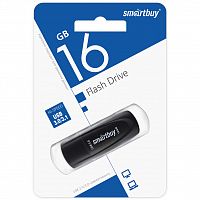 Флеш-накопитель USB 3.1  16GB  Smart Buy  Scout  чёрный (SB016GB3SCK)