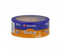 Диск VERBATIM DVD-R 4.7 GB (16х) Shrink (25) (300)