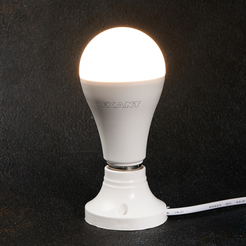 Лампа светодиодная REXANT Груша A70 20,5 Вт E27 1948 лм 2700 K теплый свет (1/10/100) (604-013) фото 2