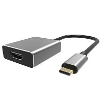 Aдаптер USB 3.1 Type-Cm -->HDMI A(f) 4K@60Hz, Aluminum Shell, VCOM<CU423T>(1/72)