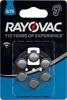 Элемент питания RAYOVAC EXTRA 675  (6/60/600)