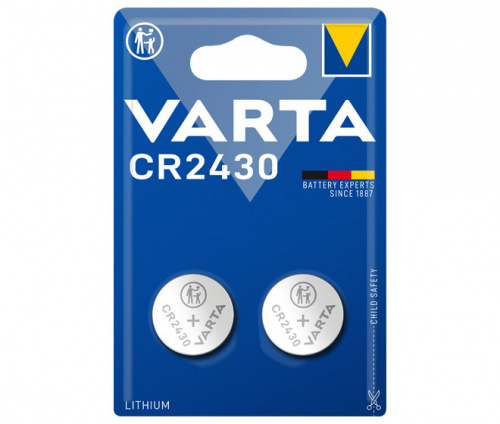Элемент питания VARTA  CR 2430 Electronics (2 бл)  (2/20/200) (06430101402)