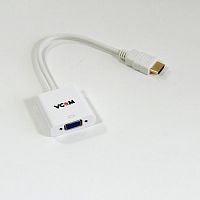 Кабель-переходник VCOM HDMI(M) -> VGA(F), 0,2 м. (1/50) (CG558)