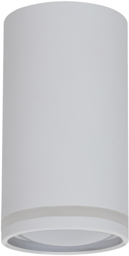 Светильник ЭРА OL16 GU10 WH накладной потолочный под лампу GU10, алюминий, цвет белый (1/40) (Б0049043)