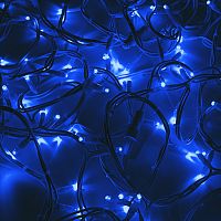 Гирлянда NEON-NIGHT модульная "Дюраплей LED" 20м 200 LED белый каучук Синий (1/50) (315-143)