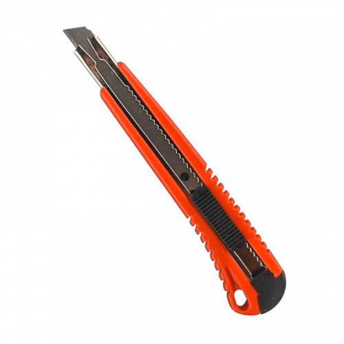 Нож канцелярский 9мм Attache с фиксатором и металлическими направляющими (1/30) фото 3
