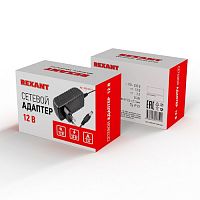 Сетевой адаптер REXANT 12 V 24 W с DC разъемом подключения 5.5х2.1 IP23 (1/100) (200-024-3)