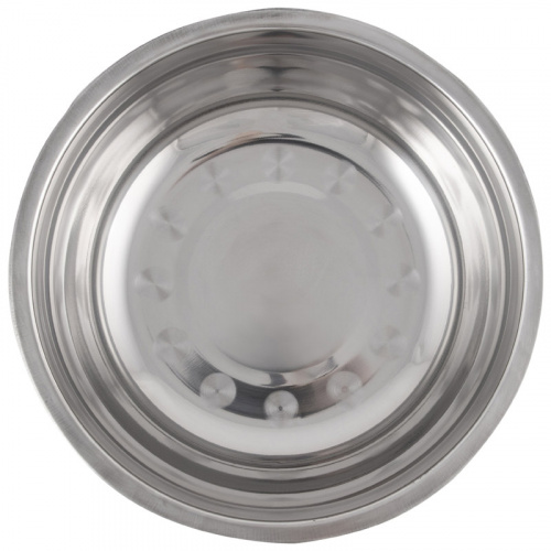 Миска Bowl-23, объем 1,7 л, с расширенными краями, из нерж стали, зеркальная полировка, диа 23 см (1/25/100) фото 2