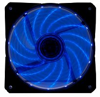 Вентилятор Digma DFAN-LED-BLUE 3-pin 4-pin(Molex)24dB 160gr LED Ret