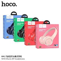 Наушники полноразмерные HOCO W41 Charm, Bluetooth, 200 мАч, цвет: чёрный (1/60) (6931474789259)