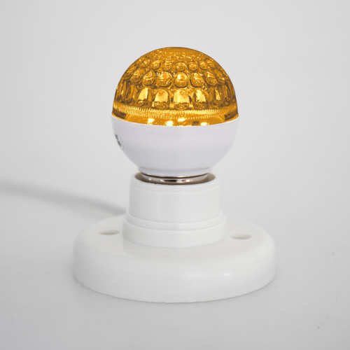 Лампа шар NEON-NIGHT Е27 9 LED Ø50мм желтая (1/100) фото 2